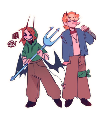 image of drista and tommy!